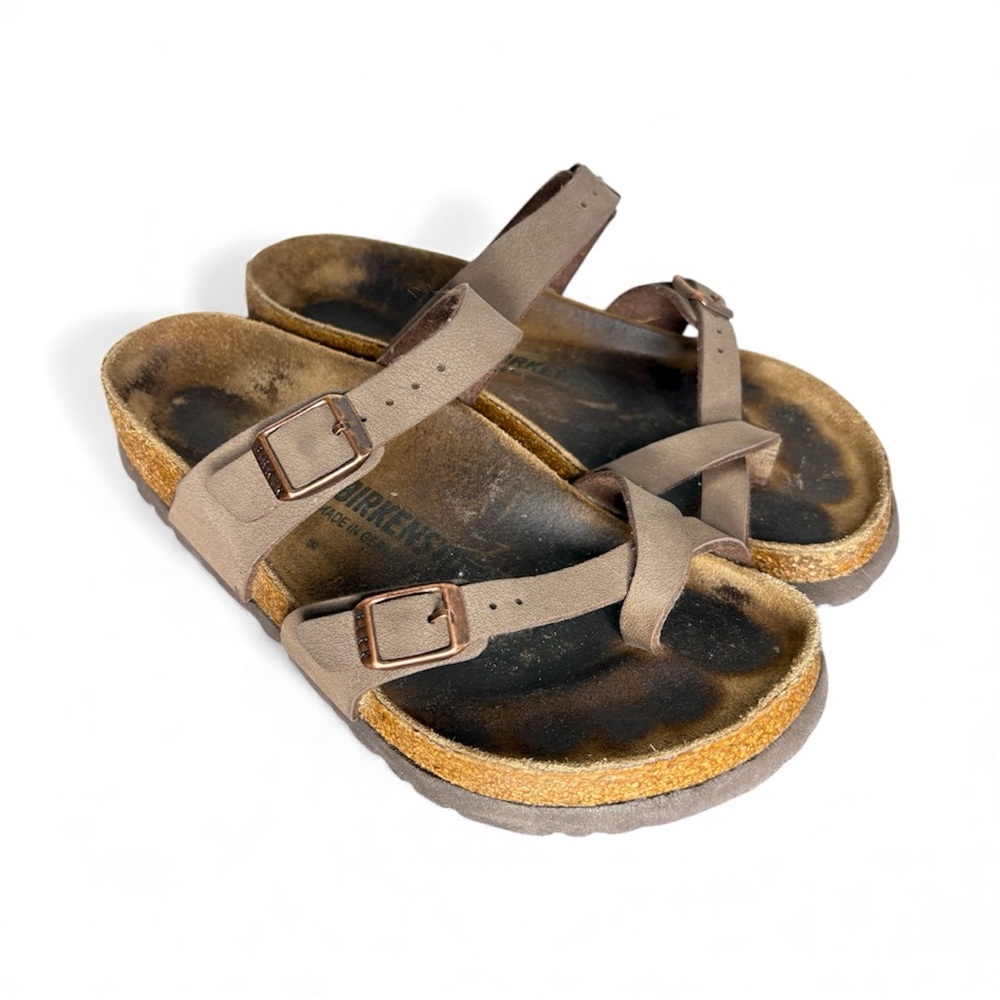 Birkenstock Sandals Mayari Golden Brown Thong Strap